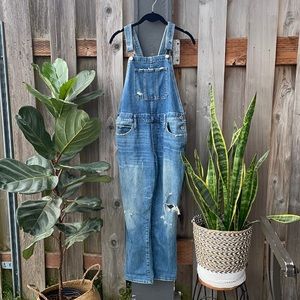 Lucky Brand Boyfriend Overalls